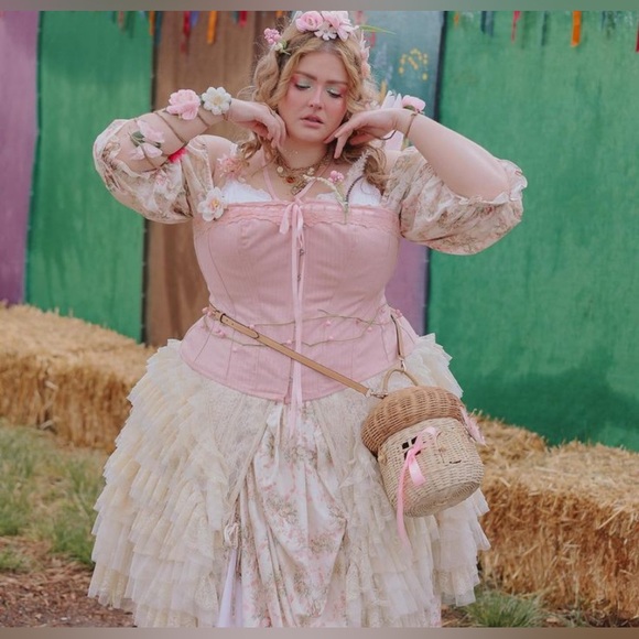 Ash Pop Up MYSTERY  ATTIRE;  3 Cottage Core/Romanticism Floral & Lace Dress. NWt - Picture 5 of 5